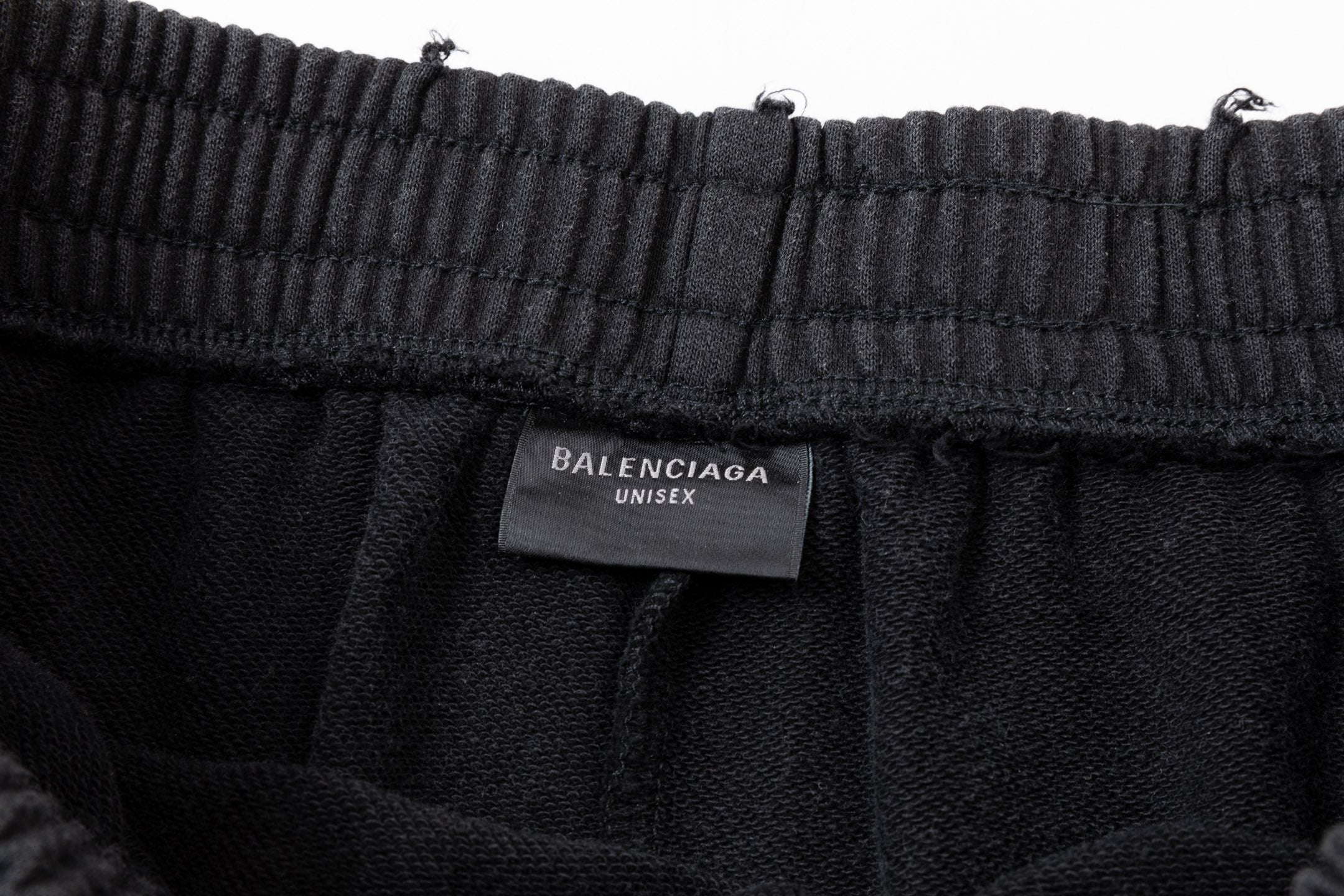 Balenciaga 2026 Washed Abrasive Tape Shorts
