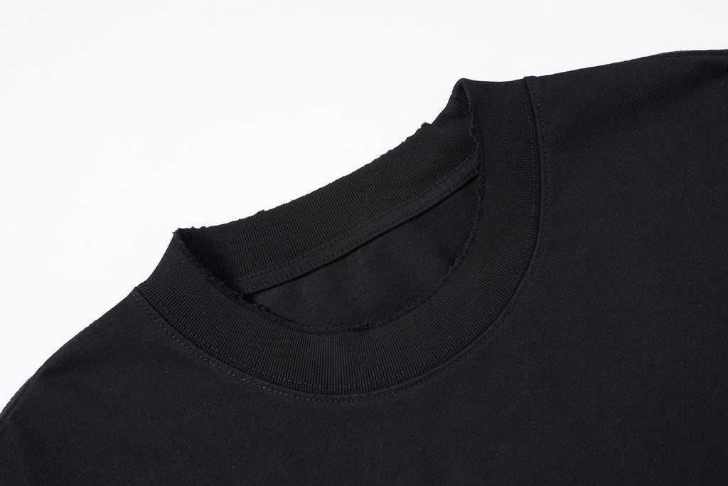 Balenciaga new Parisian short-sleeved double-ring printed T-shirt SPonsor logos