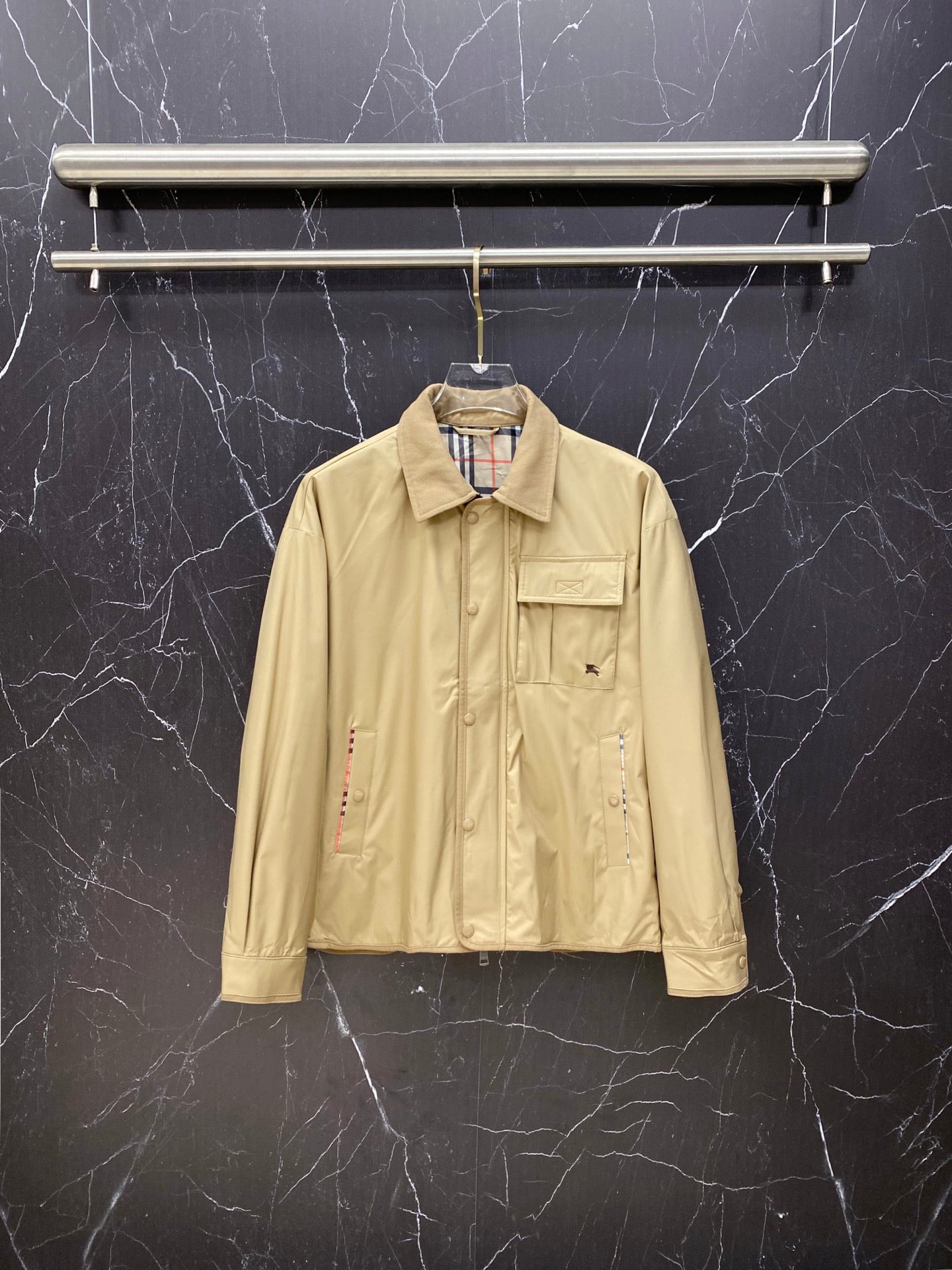 Burberry Burberry 2026ss Spring New Stand-up Collar Jacket
