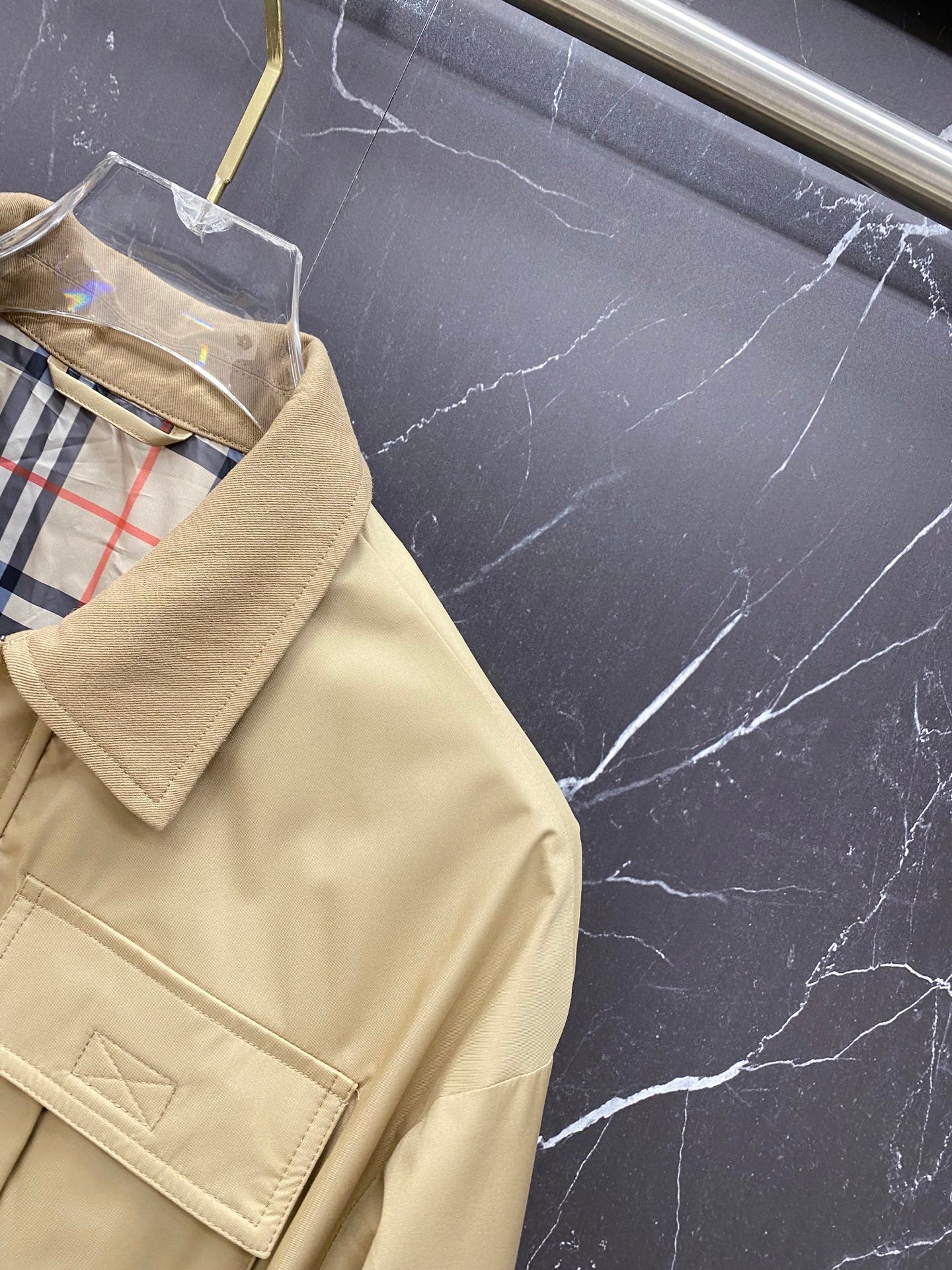Burberry Burberry 2026ss Spring New Stand-up Collar Jacket