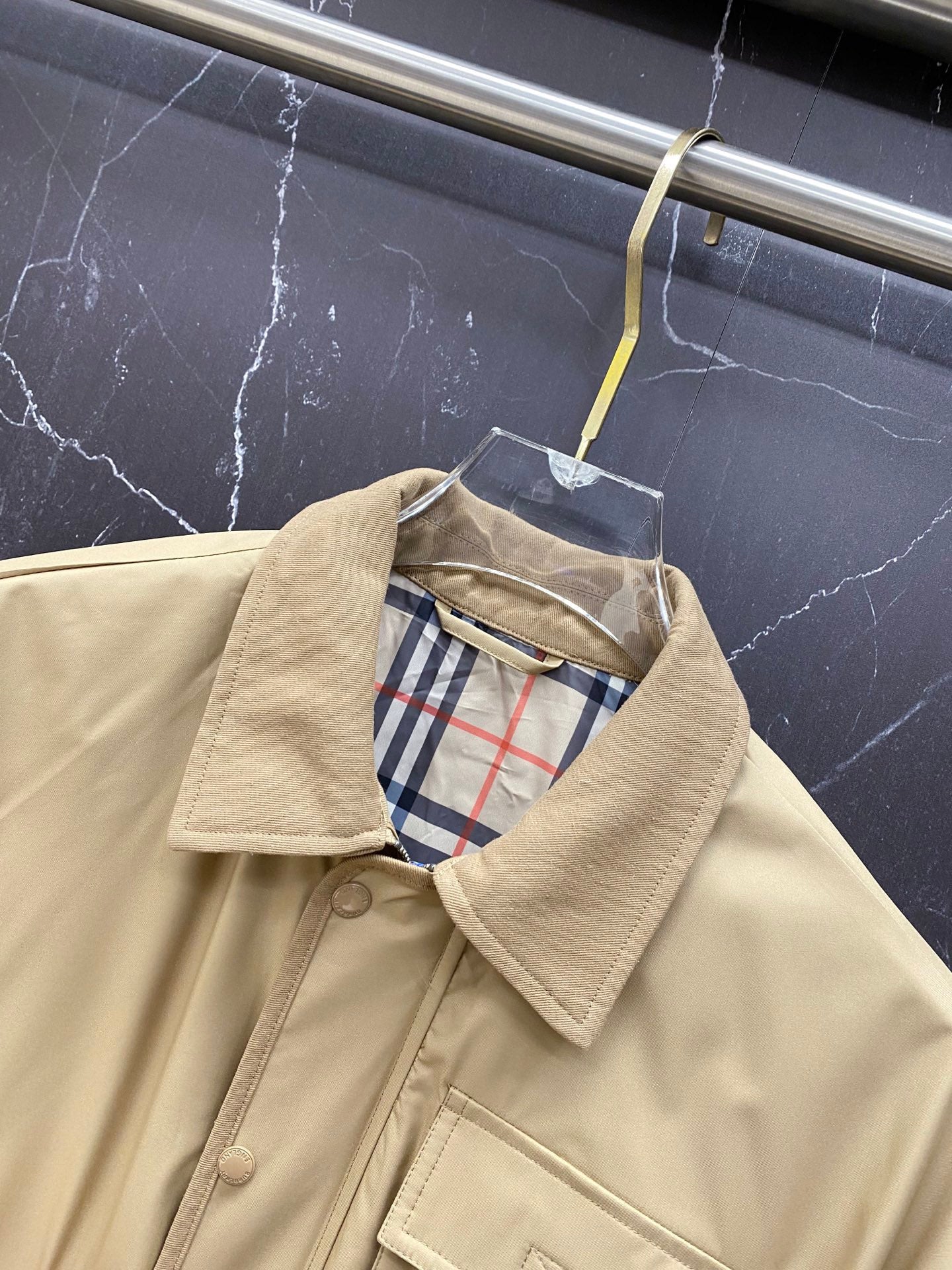 Burberry Burberry 2026ss Spring New Stand-up Collar Jacket
