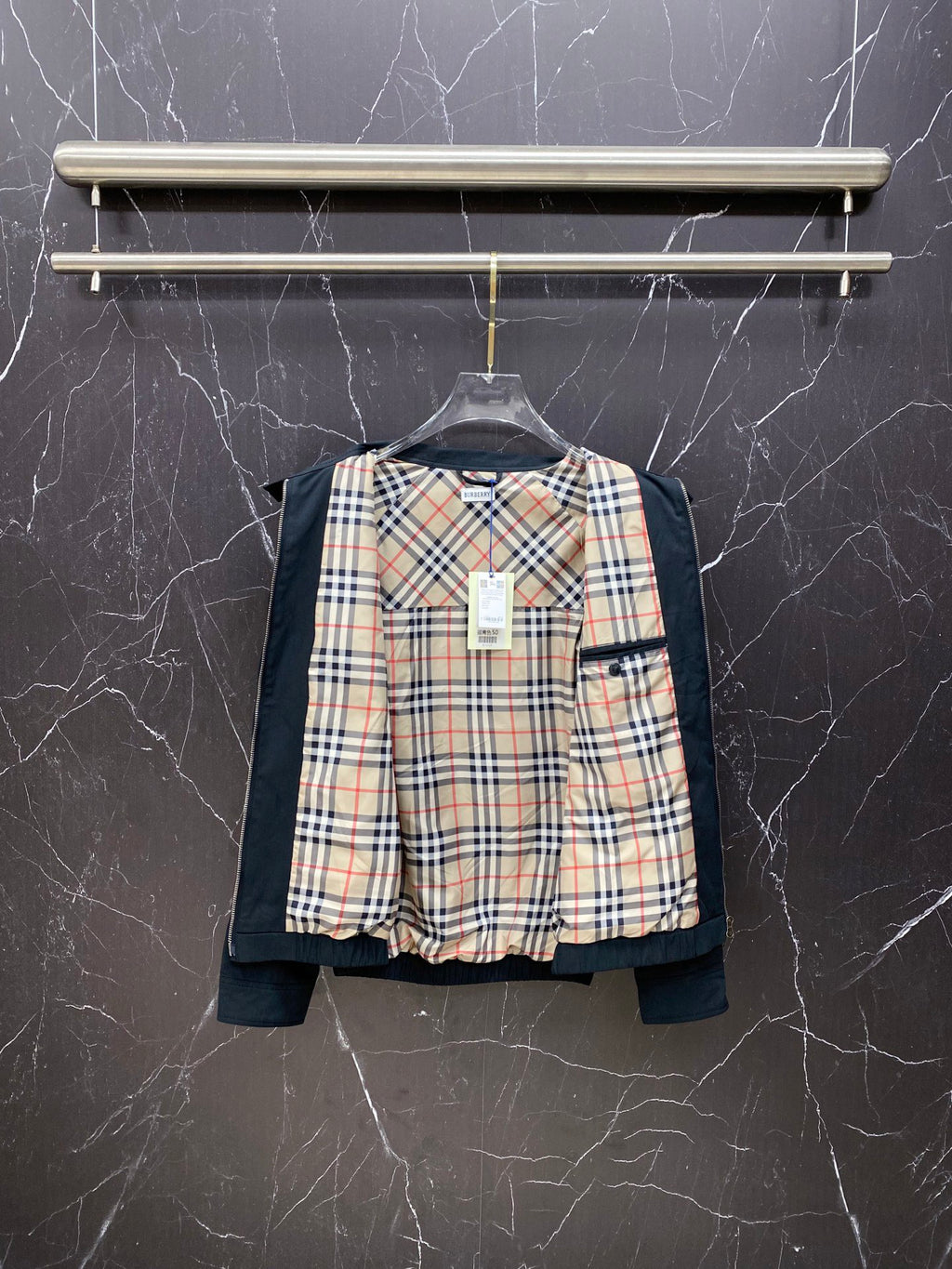 Burberry Burberry 2026ss Spring New Stand-up Collar Jacket