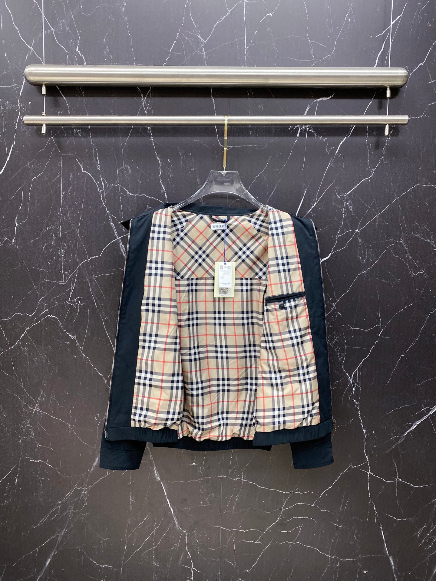 Burberry Burberry 2026ss Spring New Stand-up Collar Jacket