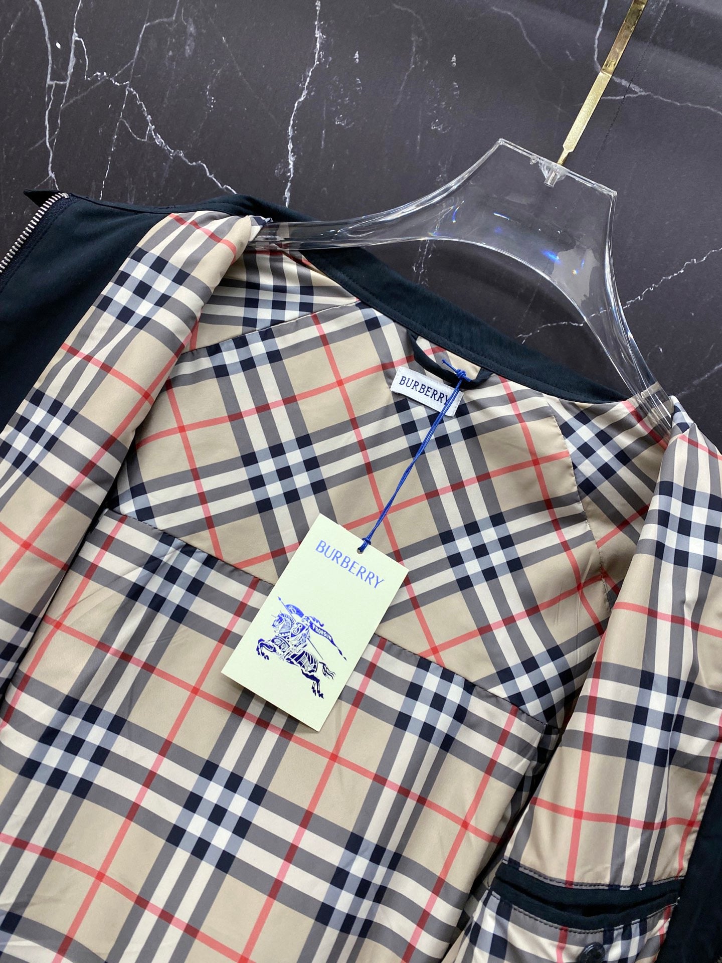 Burberry Burberry 2026ss Spring New Stand-up Collar Jacket