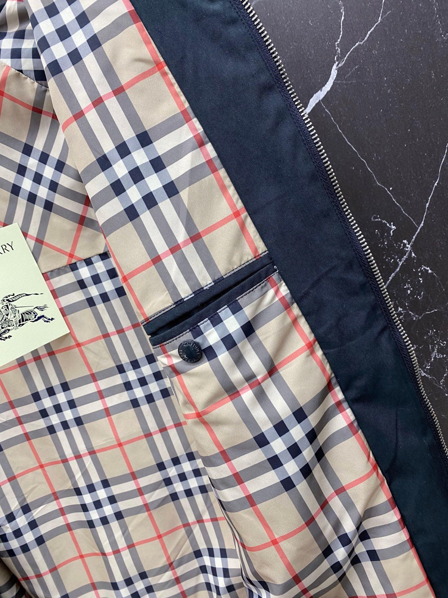 Burberry Burberry 2026ss Spring New Stand-up Collar Jacket