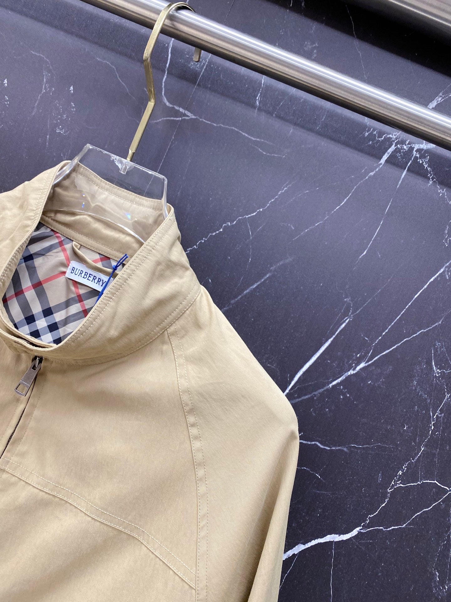 Burberry Burberry 2026ss Spring New Stand-up Collar Jacket