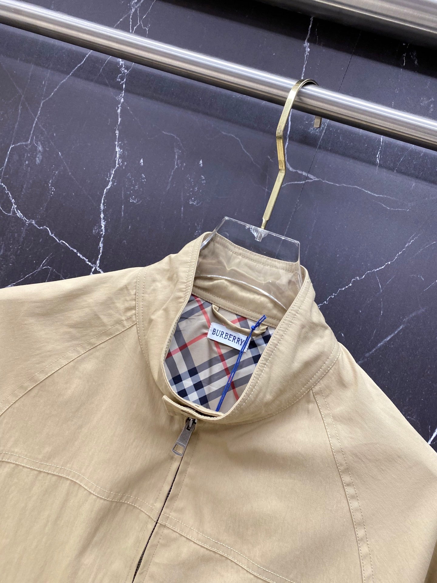 Burberry Burberry 2026ss Spring New Stand-up Collar Jacket