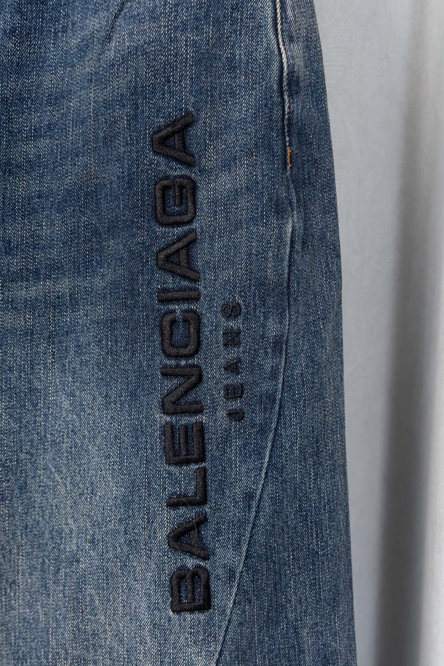 Balenciaga jeans embroidered jeans