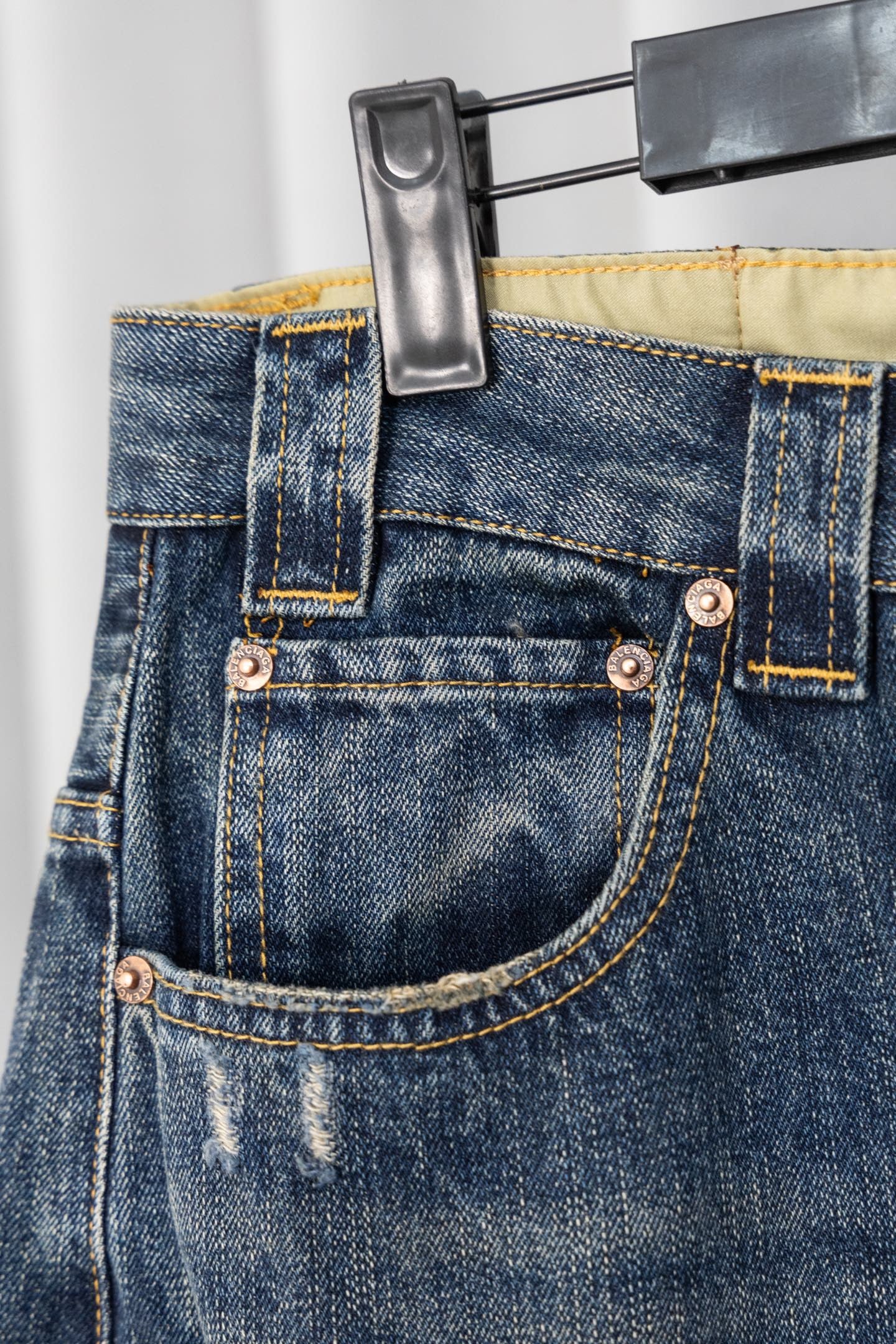 Balenciaga jeans embroidered jeans