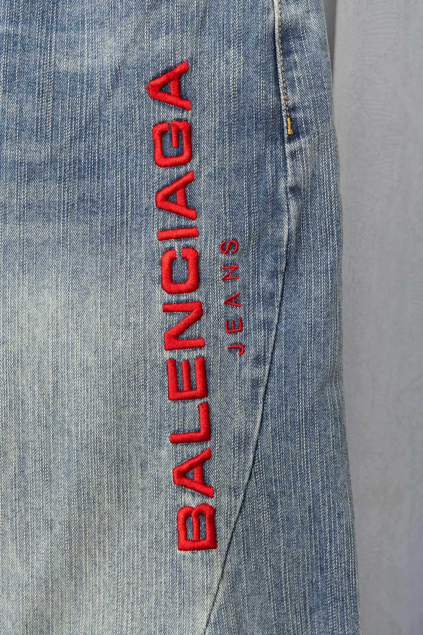 Balenciaga jeans embroidered jeans