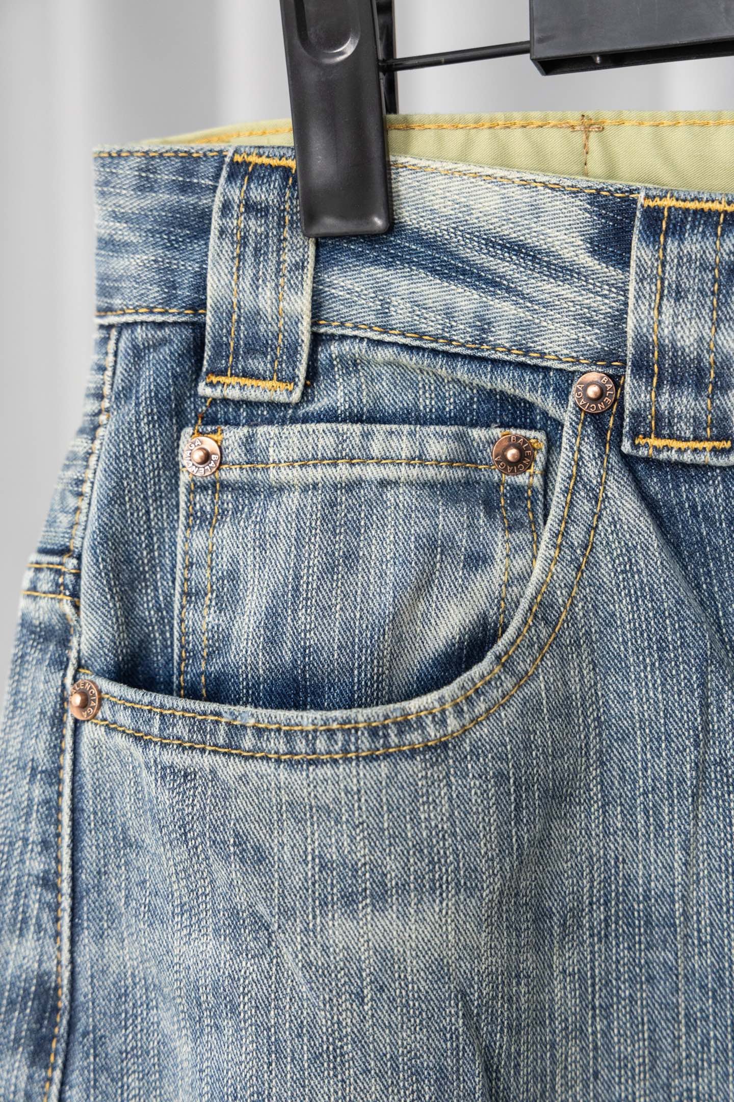 Balenciaga jeans embroidered jeans