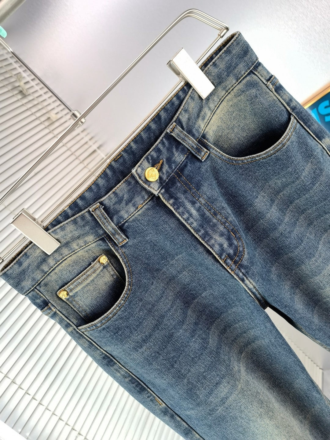 Versace 2026 New Embroidered Jeans
