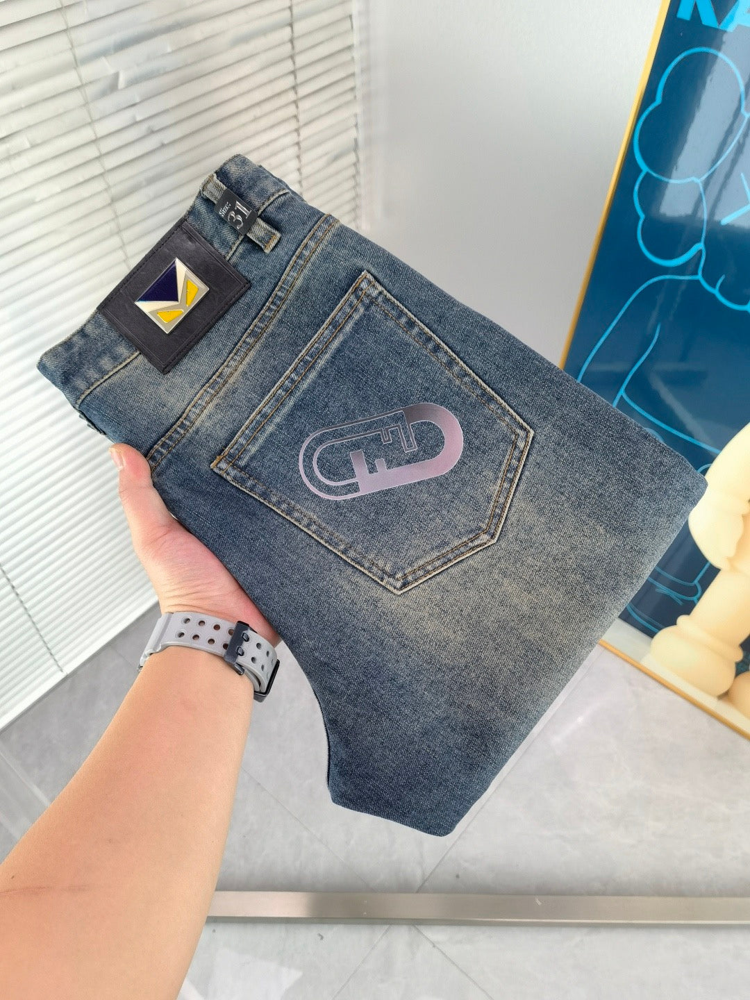 Fendi 2026 New Embroidered Jeans