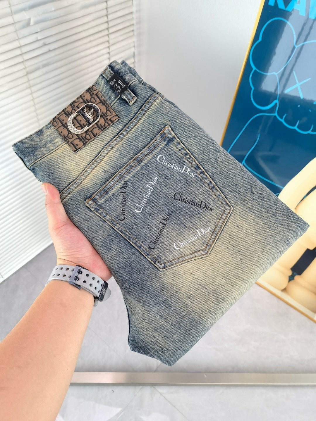 Dior 2026 New Embroidered Jeans
