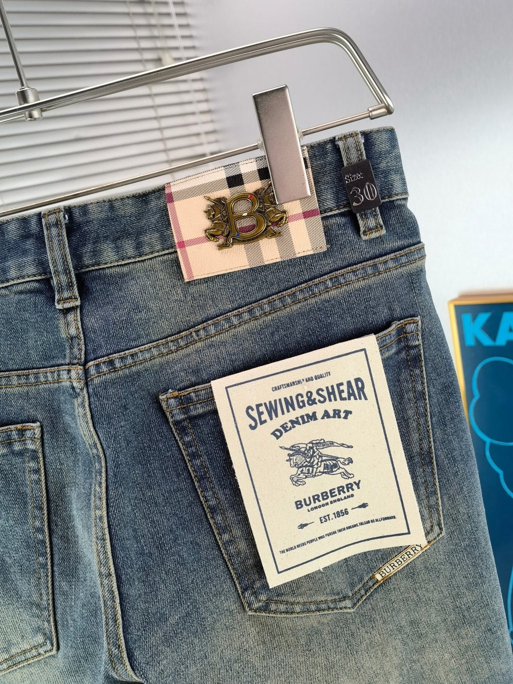 Burberry 2026 New Embroidered Jeans