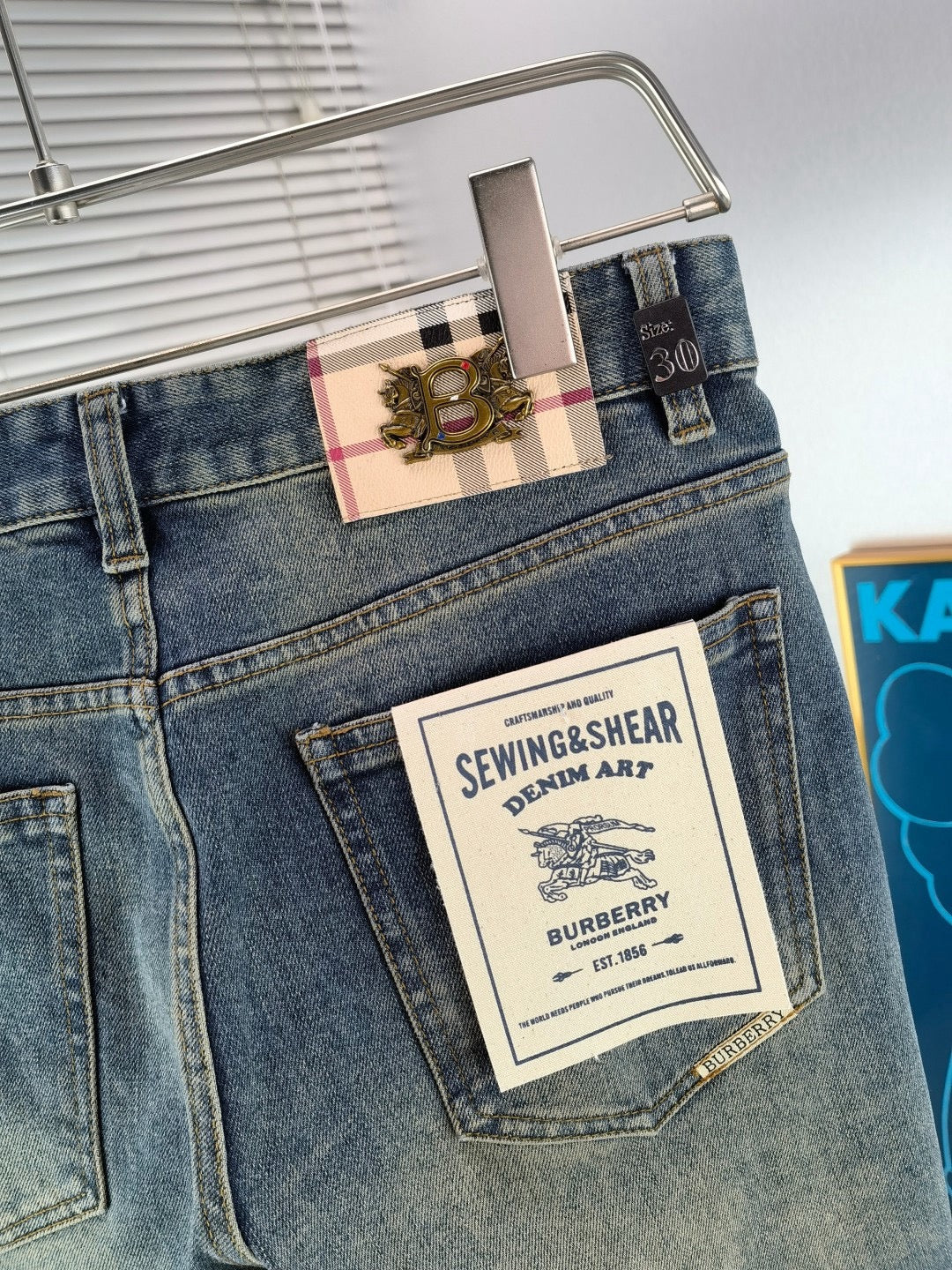 Burberry 2026 New Embroidered Jeans