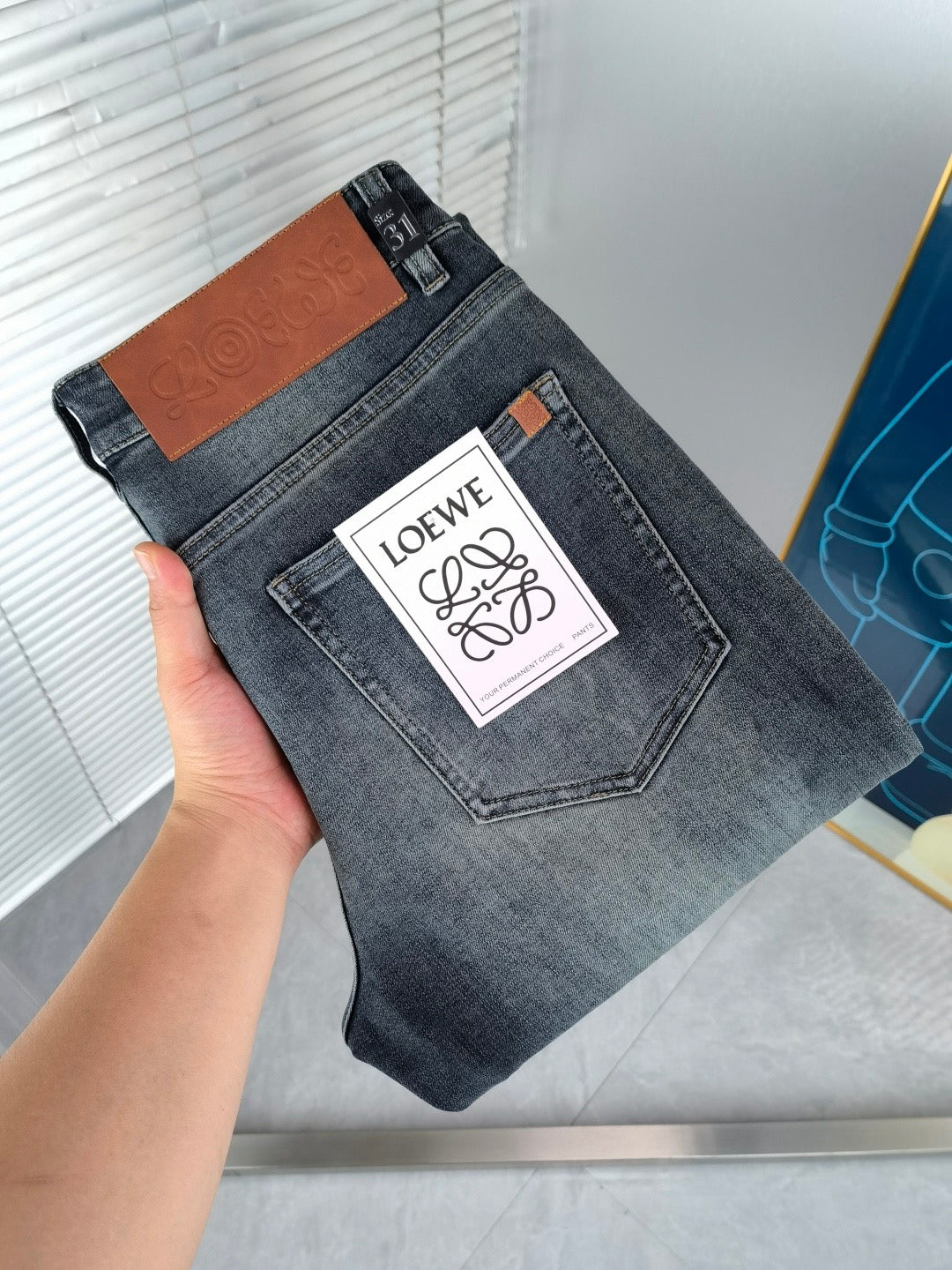 Loewe 2026 New Embroidered Jean