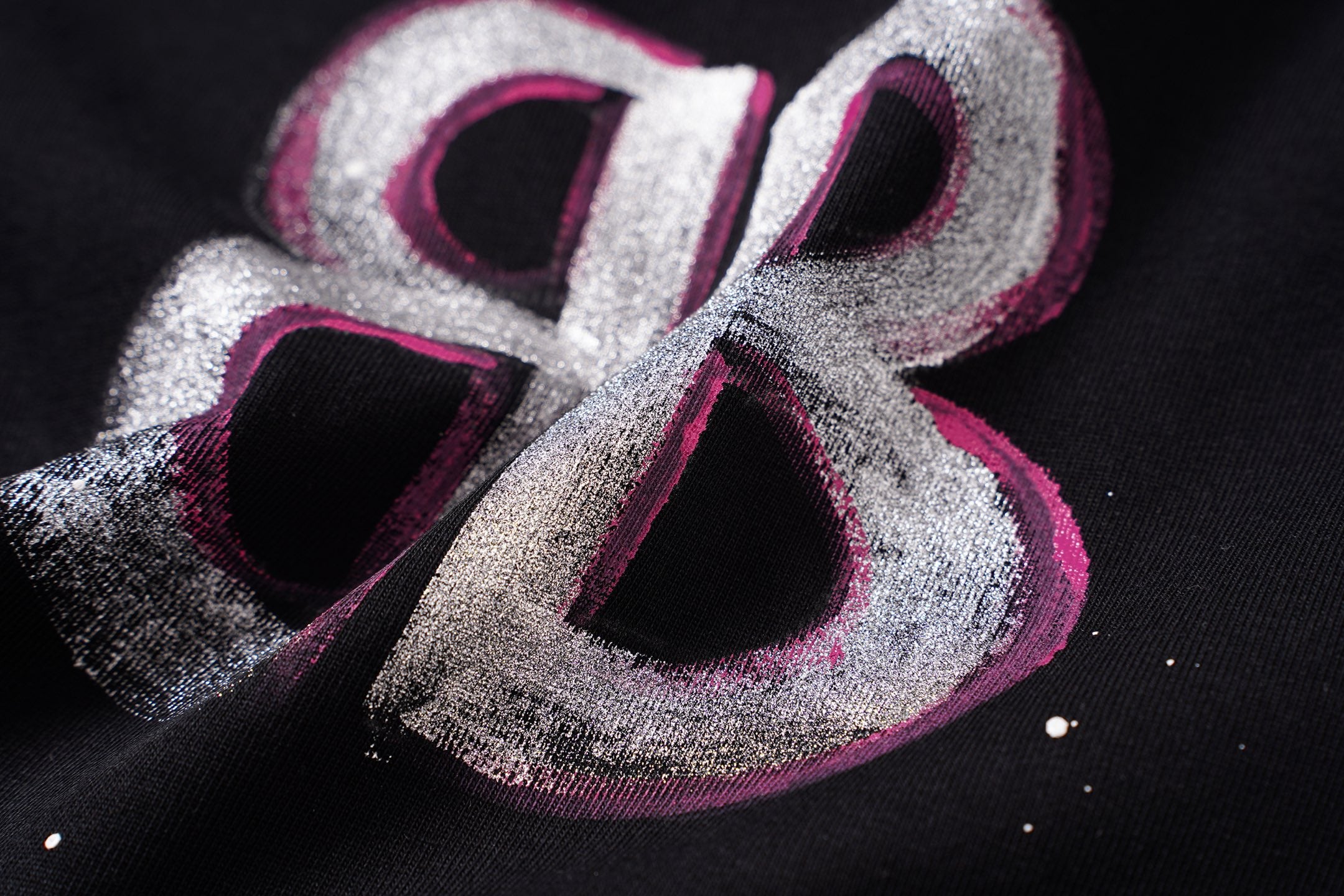 Balenciaga new Parisian short-sleeved double-ring printed T-shirt SPonsor logos