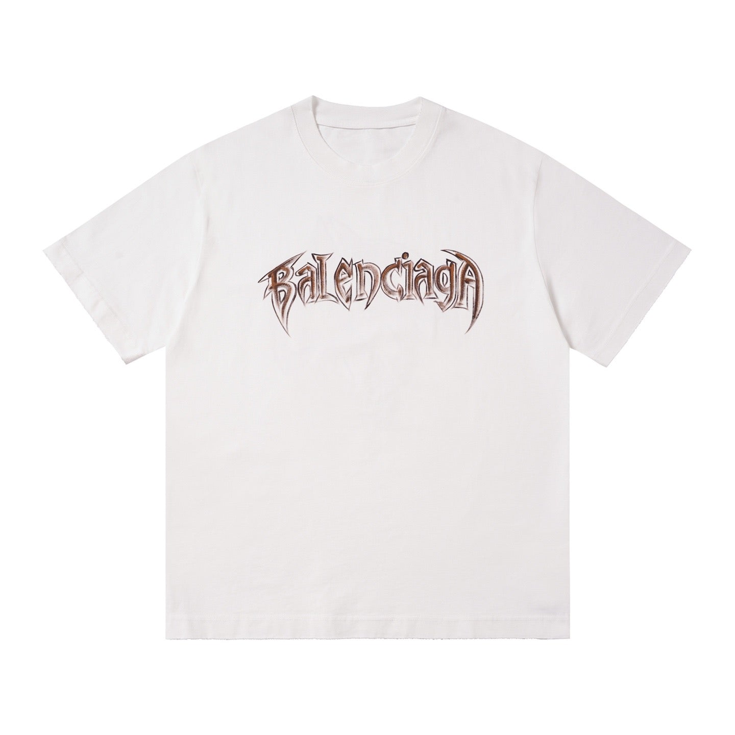 Balenciaga new Parisian short-sleeved double-ring printed T-shirt SPonsor logos
