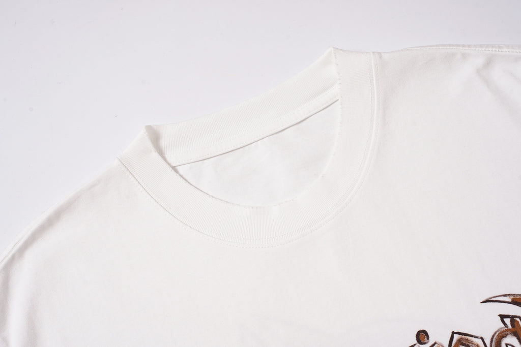 Balenciaga new Parisian short-sleeved double-ring printed T-shirt SPonsor logos