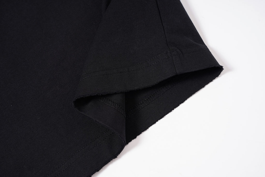 Balenciaga new Parisian short-sleeved double-ring printed T-shirt SPonsor logos