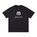 Balenciaga new Parisian short-sleeved double-ring printed T-shirt SPonsor logos
