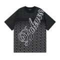 Balenciaga new Parisian short-sleeved double-ring printed T-shirt SPonsor logos