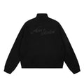 Acne Studios Men's and Women's Same Black Long Sleeve Embroidered Logo Blazer