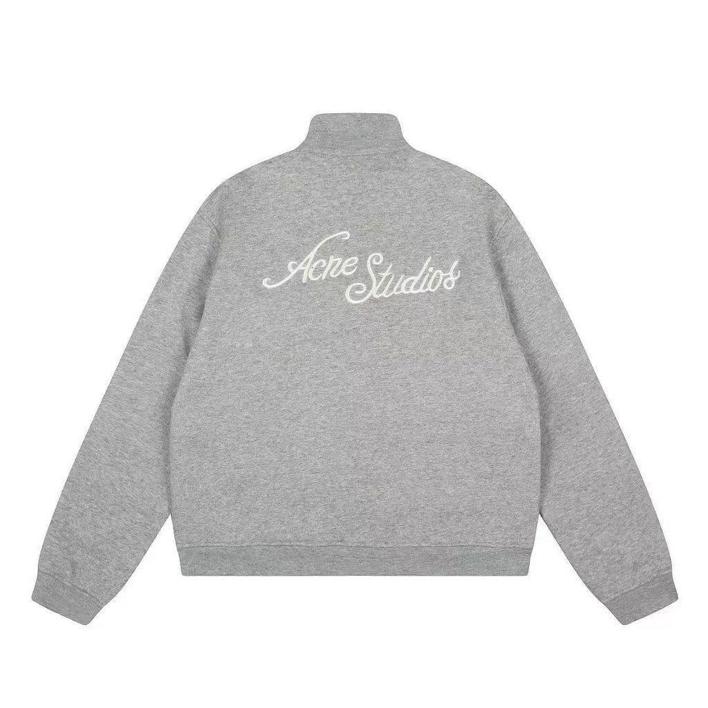 Acne Studios Men's and Women's Same Black Long Sleeve Embroidered Logo Blazer
