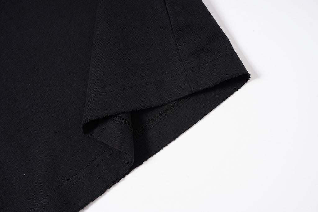 Balenciaga new Parisian short-sleeved double-ring printed T-shirt SPonsor logos