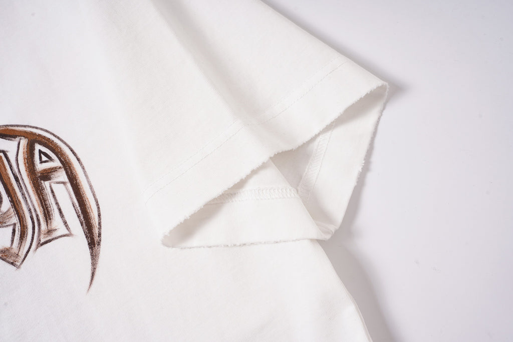 Balenciaga new Parisian short-sleeved double-ring printed T-shirt SPonsor logos