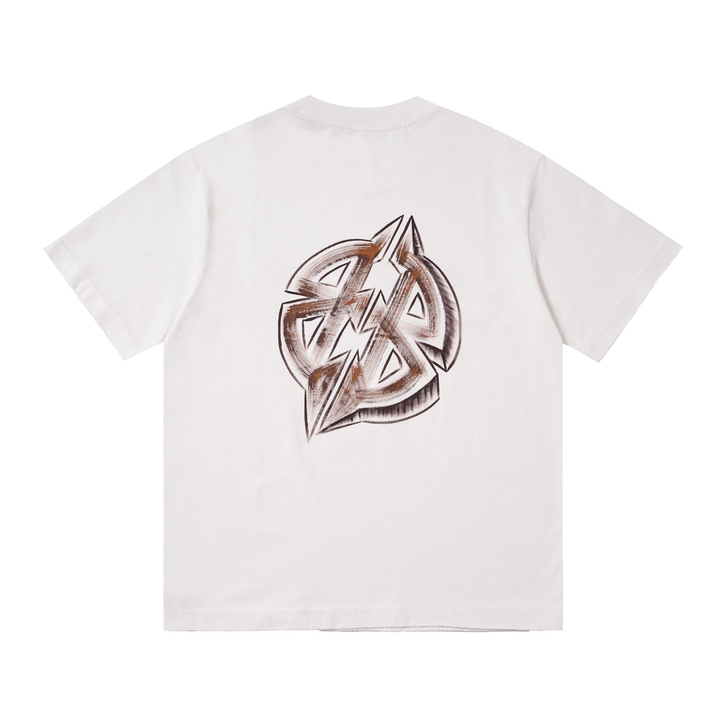 Balenciaga new Parisian short-sleeved double-ring printed T-shirt SPonsor logos