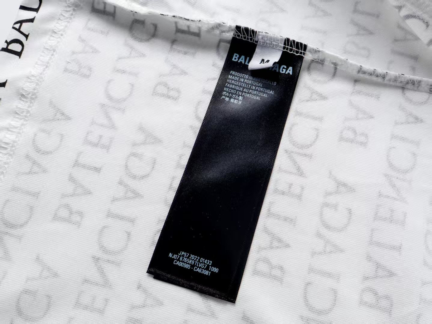 Balenciaga new Parisian short-sleeved double-ring printed T-shirt SPonsor logos